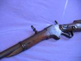 Spencer Model 1860, 52 Rimfire Carbine with UniqueCarved Buffalo Head Butt Scott - 7 of 15