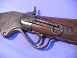 Spencer Model 1860, 52 Rimfire Carbine with UniqueCarved Buffalo Head Butt Scott - 6 of 15