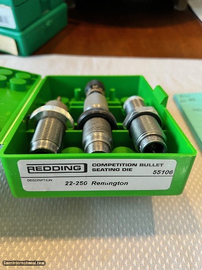 22 250 Remington / Redding Competition Die Set