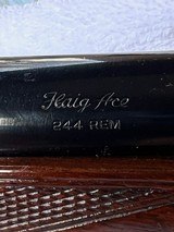 98 Mauser Chambered with Flaig Ace 244 Remington (6mm) Barrel - 2 of 15
