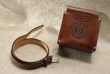 LEATHER POUCH & BELT HAND TOOLED - 1 of 5