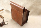 LEATHER POUCH & BELT HAND TOOLED - 4 of 5