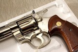 COLT PYTHON 4" 357 in Nickle 1980 production in Original box - 2 of 10