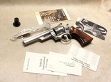S&W 629-1 STAINLESS 44 MAG IN ORIGINAL SHIP BOX, PRESENTATION CASE IN PLASTIC-TIME CAPSULE - 4 of 15