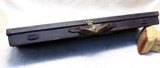 Early SXS makers shotgun case, Leather & wood - 4 of 6