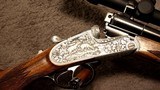 Krieghoff Neptune Sidelock Drilling 20ga's over a 7 X 57- MUST SEE PHOTOS - 11 of 20