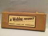 Webley Scott Single shot 22 LR Cal
NIB - 20 of 20