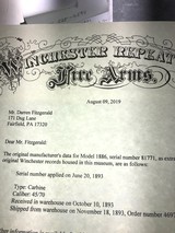 Winchester MOD 1886 SRC 45-70 "Excellent Bore" - 20 of 20