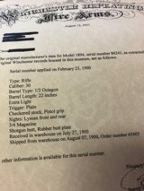 Winchester MOD 1894 Deluxe "Antique" - 20 of 20
