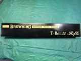 BROWNING T BOLT
DELUXE GRADE 22 CAL