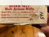 Ruger M-77 Scarce 358 win Tang Safety - Image 20 of 20