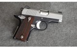 Kimber ~ Micro CDP ~ 380 ACP