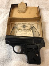 Colt 1908 Vest Pocket Hammerless .25 ACP Complete With Original Box & Hanging Tag - 1 of 5