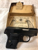 Colt 1908 Vest Pocket Hammerless .25 ACP Complete With Original Box & Hanging Tag - 2 of 5