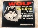 Wolf 7.62 X 39 122 Grain FMJ - 1 of 1