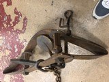 Original Number 6 Size Bear Trap - Made By
Oneida Newhouse Animal Trap Company Litiz, PA - 4 of 9