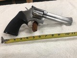 Smith & Wesson Model 686 Stainless Steel 6” 357 Mag. Double Action revolver - 1 of 2