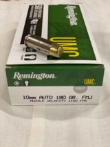 10 MM Remington Subsonic 180 Grain Jacked Hollow Point - 1 of 1
