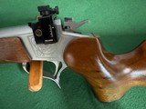 Thompson Center contender 20 inch 30-30 - walnut Rifle stock-proper Williams receiver peep site - 2 of 7