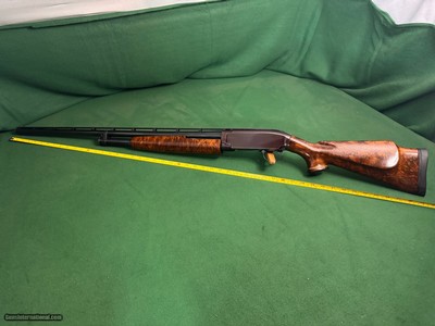 Custom Winchester Model 12 - 30 ' 12 Ga - Wide Double Bead Vent Rib - Fanciest Wood