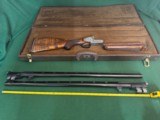 Cased 2 Barrel Beautifully Factory Engraved Trap Set - 32