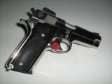 SMITH & WESSON MODEL 459 NICKEL PLATED 9MM. DOUBLE ACTION PISTOL - 1 of 2