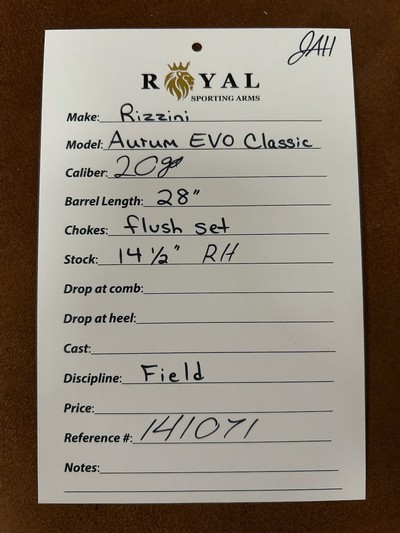 Rizzini Aurum EVO Classic 20GA 28" | 141071 - Image 13 of 16