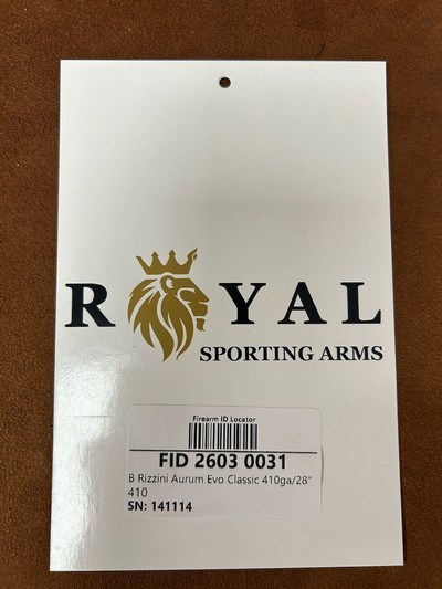 Rizzini Aurum EVO Classic .410 28" | 141114 - Image 14 of 16