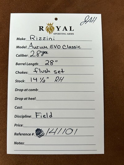 Rizzini Aurum EVO Classic 28GA 28" | 141101 - Image 13 of 16