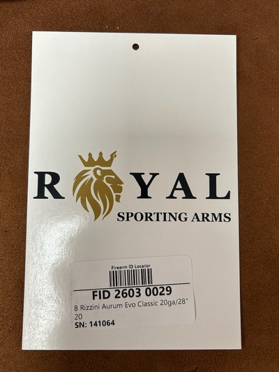 Rizzini Aurum EVO Classic 20GA 28