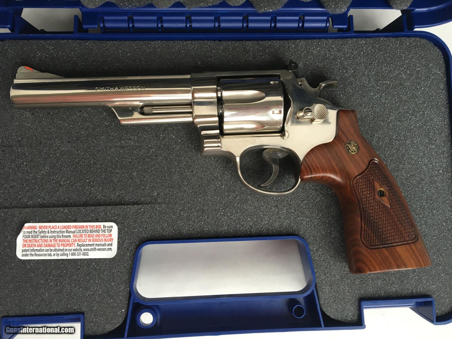 Smith & Wesson .44 Magnum Revolver Model 29-3 Nickel 6 inch Barrel