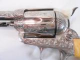 ULTRA RARE ENGRAVED COLT 44-.40 MADE 1883 RELIEF IVORY GRIPS W/DOCUMENTATION- EXTRAS - 7 of 16