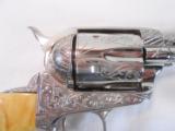 ULTRA RARE ENGRAVED COLT 44-.40 MADE 1883 RELIEF IVORY GRIPS W/DOCUMENTATION- EXTRAS - 5 of 16