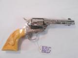 ULTRA RARE ENGRAVED COLT 44-.40 MADE 1883 RELIEF IVORY GRIPS W/DOCUMENTATION- EXTRAS - 2 of 16