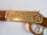 Engraved Gold Plated "Texas Cattleman Assn." Commemorative
Saddle Ring Win Lever Rifle 1894
- 8 of 15