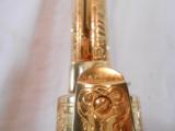 Engraved Gold Plated "Texas Cattleman Assn." CommemorativeColt Army SA 44-40 - 11 of 15