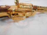 Engraved Gold Plated "Texas Cattleman Assn." CommemorativeColt Army SA 44-40 - 14 of 15