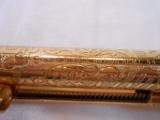 Engraved Gold Plated "Texas Cattleman Assn." CommemorativeColt Army SA 44-40 - 9 of 15