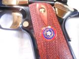 Colt Model 1911 .45 auto one of one hundred, “Lone Star State”
with commemorative number TX063 - 8 of 15