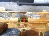GOLD PLATED Auto Ordnance "JOHN DILLINGER Commemorative Thompson Unfired From AHF 1/500 - 11 of 15