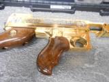 GOLD PLATED Auto Ordnance "JOHN DILLINGER Commemorative Thompson Unfired From AHF 1/500 - 14 of 15
