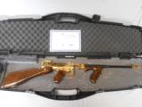 GOLD PLATED Auto Ordnance "JOHN DILLINGER Commemorative Thompson Unfired From AHF 1/500 - 2 of 15