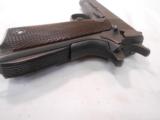 WWII U.S. ARMY ITHACA M1911A1 ISSUED: 1944 W/ORIGINAL ARMY LEATHER HOLSTER - 3 of 14