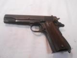WWII U.S. ARMY ITHACA M1911A1 ISSUED: 1944 W/ORIGINAL ARMY LEATHER HOLSTER - 5 of 14