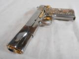 COLT NICKEL MK IV SERIES 70 GOVT MODEL .45 AUTO WITH 10K GOLD AND SILVER GRIPS - 6 of 12