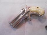 Remington Double Derringer
"DOUBLE ACE" .41 Rim fire Nickle Plated Pearl Grips - 6 of 14