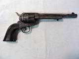 Colt First Gen M1873 S.A. .45 Colt Pre-War Cavalry Revolver -US Stamp- - 2 of 14