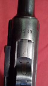 GERMAN 1938 S/42 LUGER SN: 997MATCHING PARTS NO: 97 W/AG USFET FORM N 33 SIGNED - 10 of 14