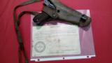 GERMAN 1938 S/42 LUGER SN: 997MATCHING PARTS NO: 97 W/AG USFET FORM N 33 SIGNED - 1 of 14