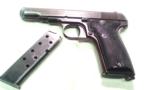 WWII MAB MODEL D .32ACP WITH NAZI HOLSTER AND WEHRMACT ACCEPTANCE MARK - 1 of 13